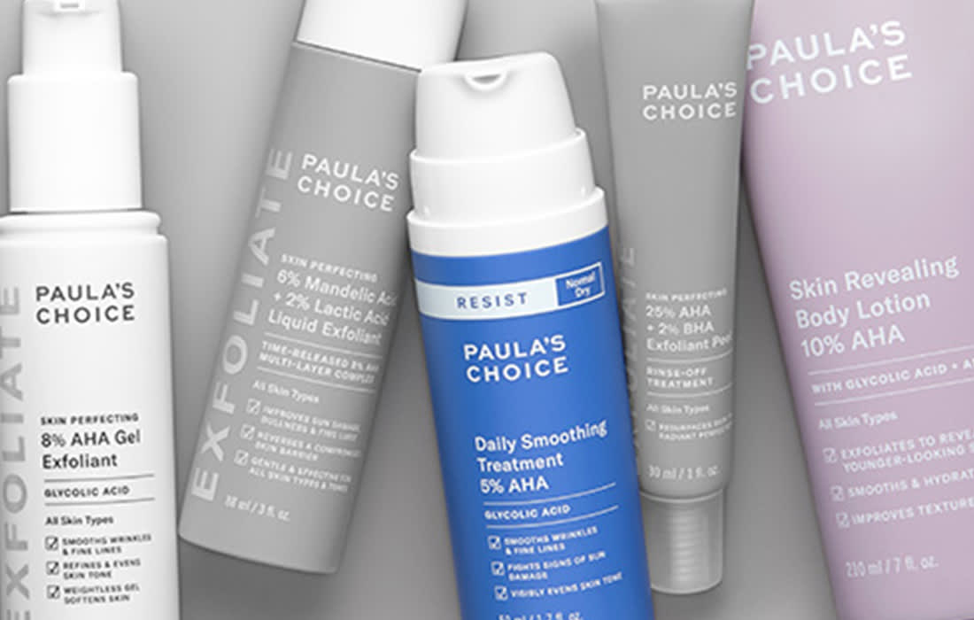 Exfoliation for dry skin