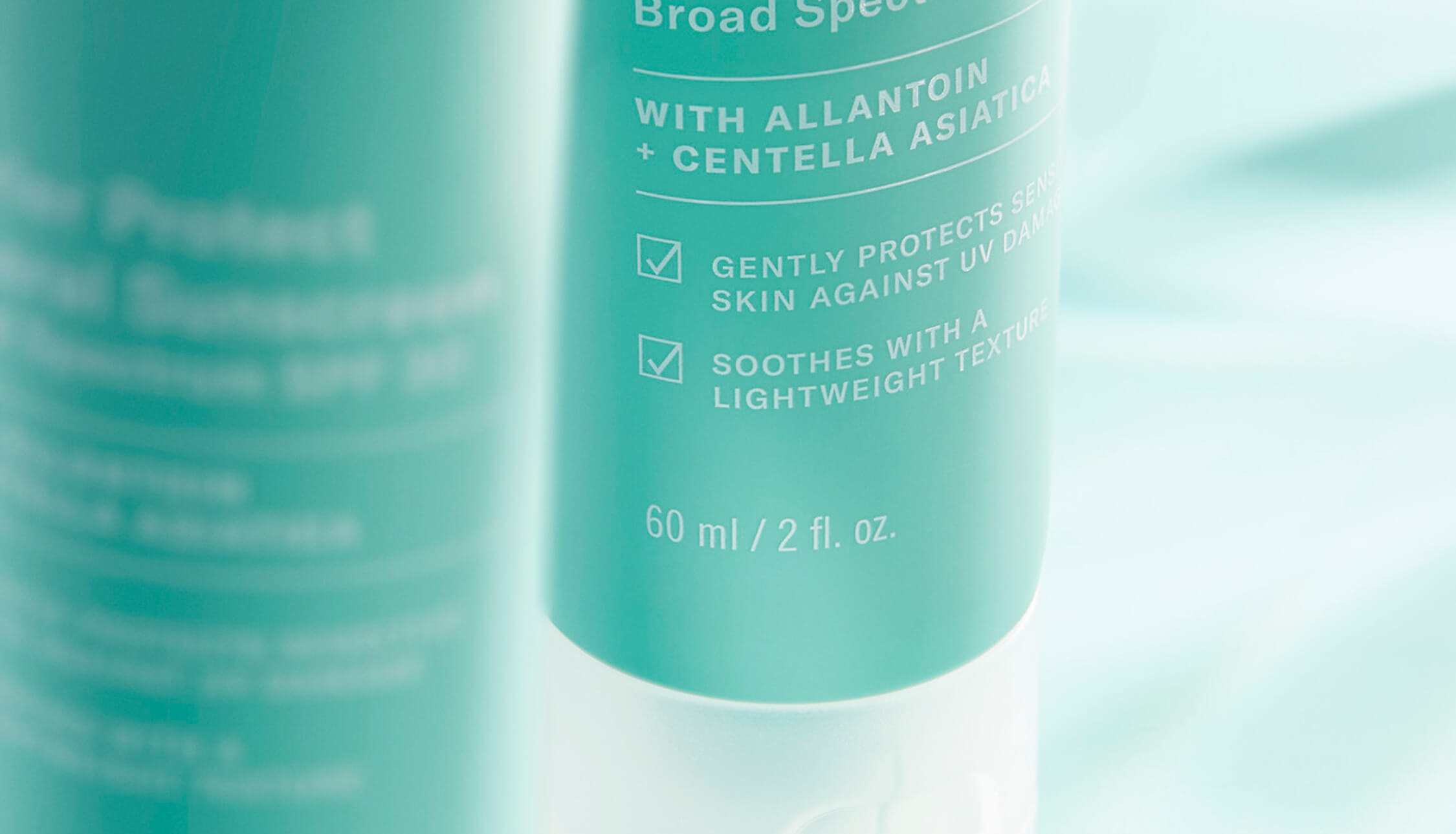 Products from CALM collection for rosacea skincare routine